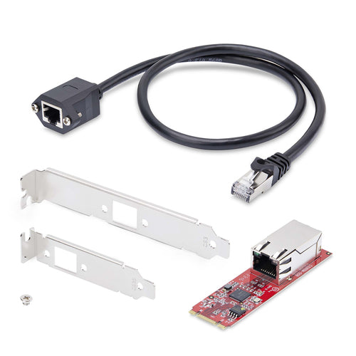 2.5GbE M.2 Network Card StarTech 1-Port Multi-Gigabit PCIe Ethernet