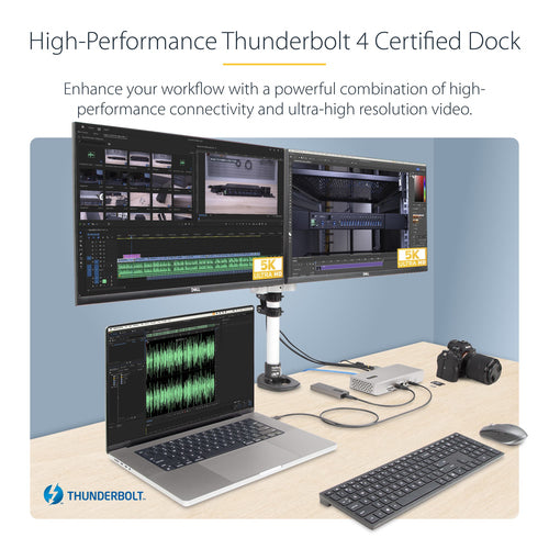 StarTech.com 132UE-TB4USB4DOCK laptop dock/port replicator