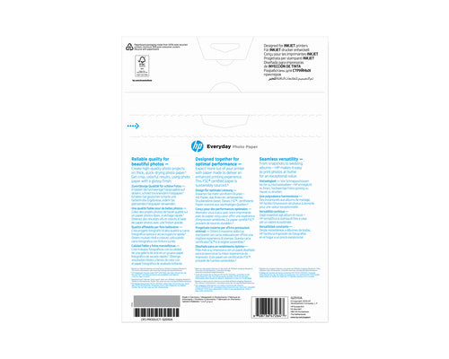 HP Everyday Glossy Photo Paper-100 sht/A4/210 x 297 mm