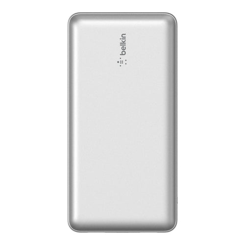 Belkin BoostCharge 20000mAh Portable Power Bank Silver High-Capacity Charger