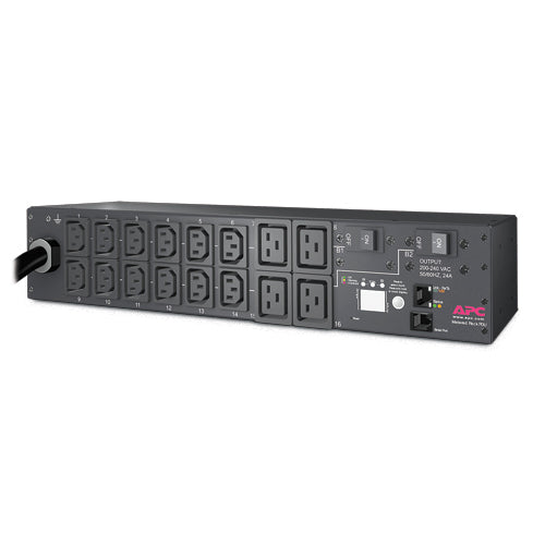 APC AP7811B Metered PDU – Rack-montierbare 2U-Stromverteilungseinheit mit 16 Wechselstromanschlüssen