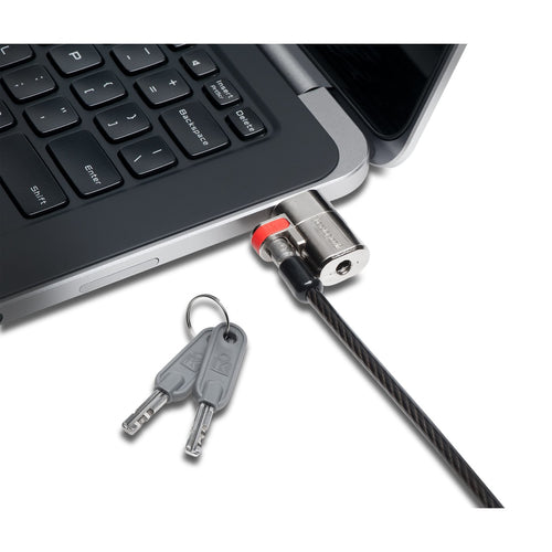 Kensington ClickSafe Laptop-Schloss für Dell Laptops, Stahl, Schwarz