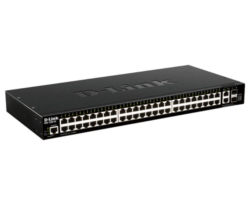 Network Switch D-Link DGS-1520-52 48-Port Gigabit 10G Smart Managed Rack Mountable