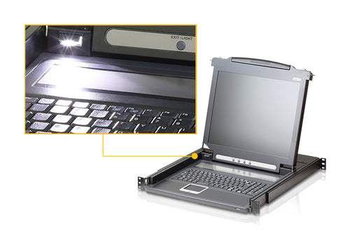 KVM-Switch ATEN CL1000N 1920x1200 WUXGA 1HE Rackmontage