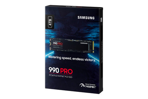 Samsung 990 PRO 4TB M.2 NVMe SSD 7450 MB/s Read Speed