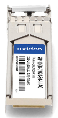 AddOn Networks SFP-10GB-DW20-80-I-J-AO network transceiver module