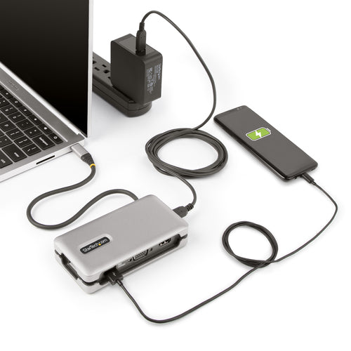 USB-C Multiport Adapter StarTech DKT31CVHPD3 4K 60Hz HDMI VGA USB Hub