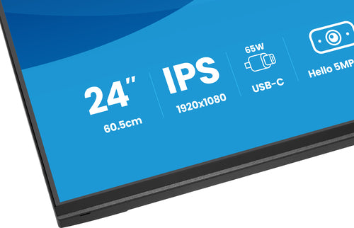 iiyama ProLite XB2497HSNH-B1 24IN IPS LCD 4MS 1920X1080 350CD/M2 HDMI/DP/USB 2 computer monitor