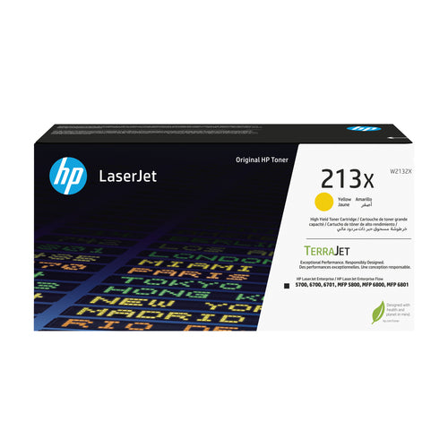 HP 213X Ylw Original LaserJet Toner Crtg toner cartridge