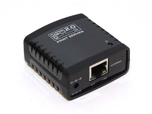 Print Server Monoprice 5342 Ethernet 100 Mbps For Multiple Printers