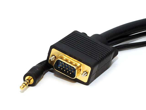 Monoprice VGA-3.5mm/VGA-3.5mm, 3.048 m
