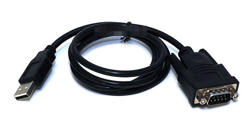 Serial Cable Monoprice DB-9 Male to Male 0.9m USB Type-A Black