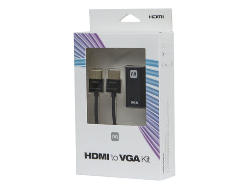 HDMI to VGA Adapter Monoprice HDMI/VGA Kit High-Quality Cable