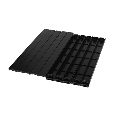 CyberPower CRA20001 Belüftete Blindplatte – Schwarz – 10er-Pack – Rack-Zubehör