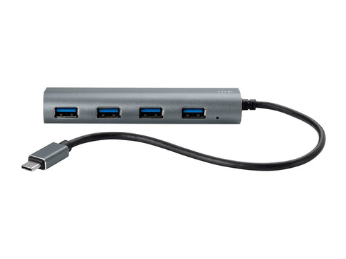 USB Hub Monoprice 14908 3.2 Gen 1 2x Type-C 1x Type-A Black Grey