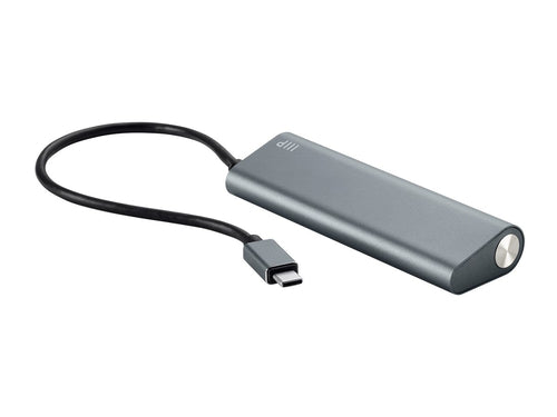 USB Hub Monoprice 14908 3.2 Gen 1 2x Type-C 1x Type-A Black Grey