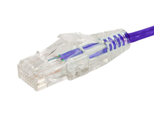 Cat6 Networking Cable 5ft SlimRun U/UTP RJ-45 Purple
