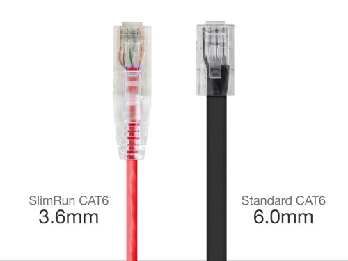Cat6 UTP Networking Cable 0.5ft Monoprice Red RJ-45