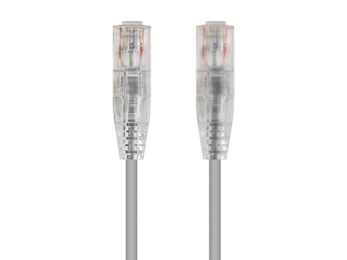 Cat6 Networking Cable Monoprice SlimRun 2ft U/UTP RJ-45 Grey