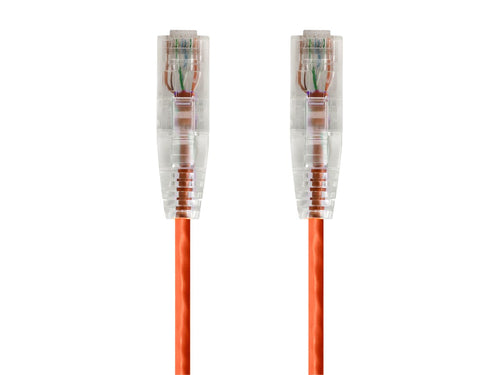 Cat6 UTP Networking Cable 0.5ft Monoprice Orange RJ-45