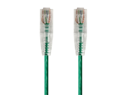10ft SlimRun Cat6 UTP Networking Cable RJ-45 Green