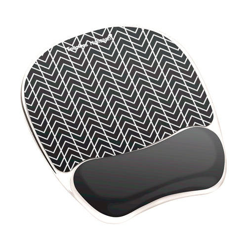 Mouse Pad Fellowes 9549901 Black Wrist Rest Non-Slip Design
