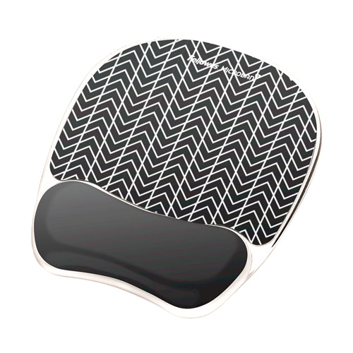 Mouse Pad Fellowes 9549901 Black Wrist Rest Non-Slip Design