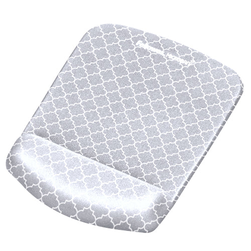 Mouse Pad Fellowes Fabric Grey Wrist Rest Non-Slip Base