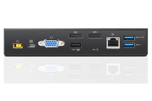 USB Typ-C Laptop-Dock Lenovo 3840x2160 Schwarz Kabelgebundener Portreplikator
