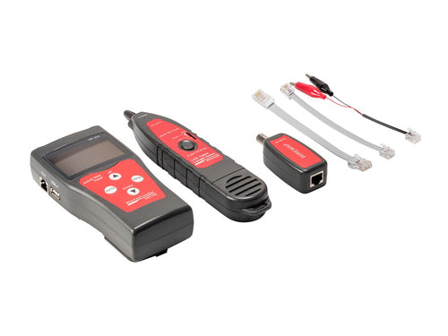 Network Cable Tester Monoprice 15962 LCD RJ-45 RJ-11 BNC