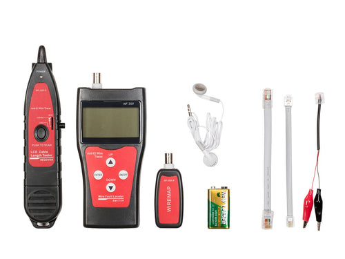 Network Cable Tester Monoprice 15962 LCD RJ-45 RJ-11 BNC