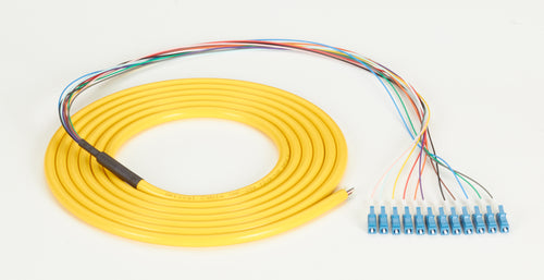 Black Box FOPT50S1-LC-12YL-3 InfiniBand/fibre optic cable
