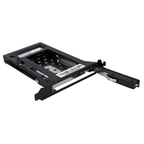 2.5 Inch SATA Removable Hard Drive Bay Panel for PC Expansion Slot Black