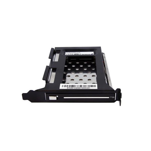 2.5 Inch SATA Removable Hard Drive Bay Panel for PC Expansion Slot Black