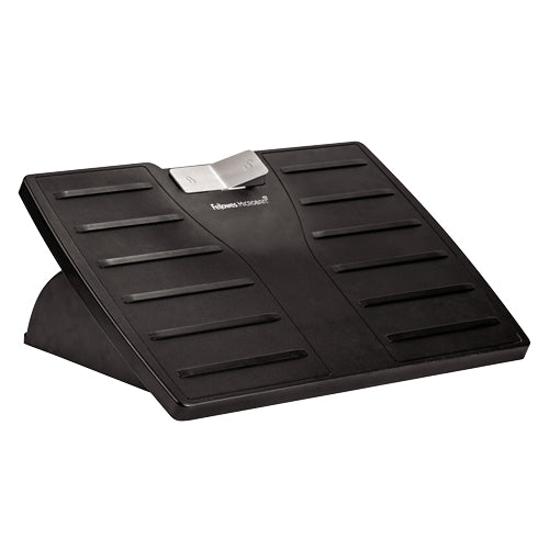 Ergonomic Foot Rest Adjustable Height Office Stool Antibacterial Black