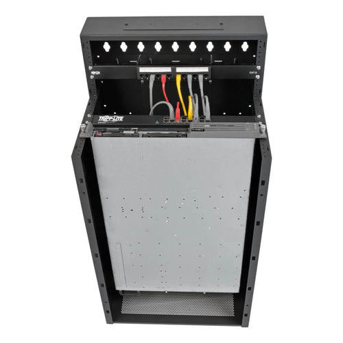 16U Low-Profile Wall-Mount Server Rack Enclosure Black - Tripp Lite