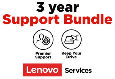 Lenovo 3 Jahre Vor-Ort-Support mit Keep Your Drive (KYD) – Technischer Support Service