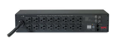 APC AP7802B 16 Auslass Messende Stromverteilungseinheit - 2HE Rackmontage Schwarz