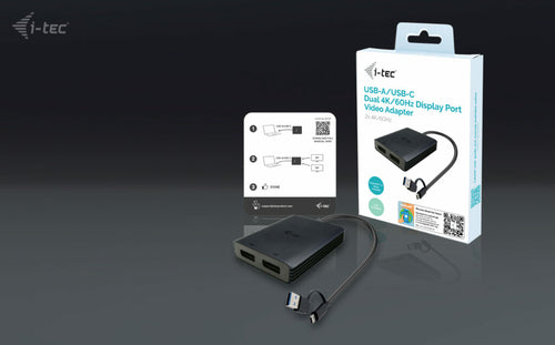 i-tec CADUAL4KDP video cable adapter