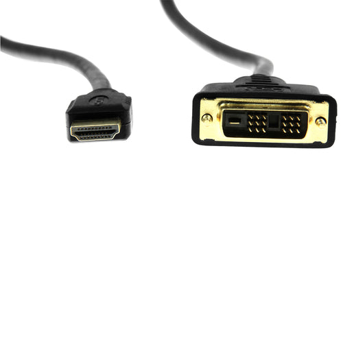 DVI-D-auf-HDMI-Videokabeladapter 1,8 m Gold Stecker-Stecker