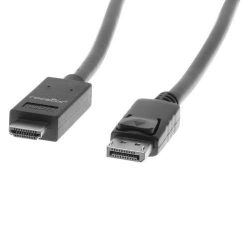 DisplayPort auf HDMI Video Kabel Adapter 1.8m 4K 60Hz Stecker auf Stecker