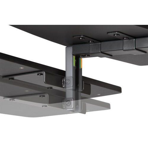 Monitor Mount Stand Kensington 23 Inch Adjustable Clamp Black