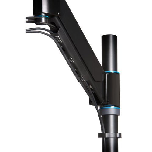 Monitor Mount Stand Kensington 23 Inch Adjustable Clamp Black