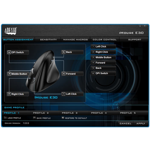 Adesso iMouse E30 mouse