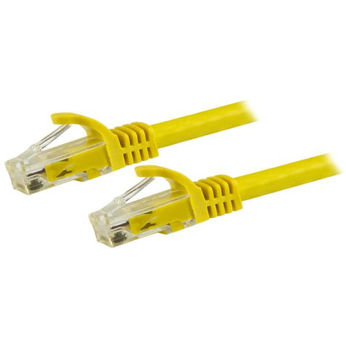 StarTech.com 4,2 m CAT6 Ethernet-Kabel - Rastnasenschutz - 650 MHz - Gelb Netzwerkkabel