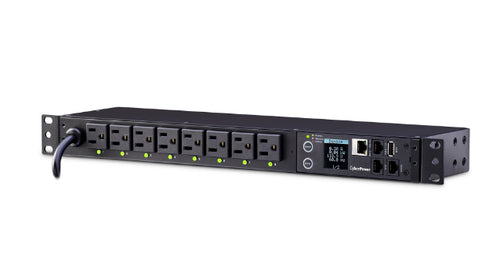 CyberPower PDU81001 Metered Monitored Stromverteilungseinheit 1HE Schwarz