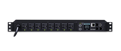 CyberPower PDU81001 Metered Monitored Stromverteilungseinheit 1HE Schwarz