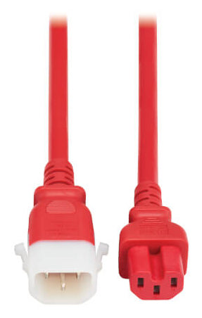 Power Cable 0.9m C14 to C15 Eaton 250V 15A SJT