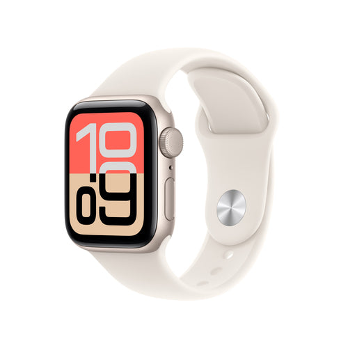 Apple Watch SE (3. Generation) 40 mm GPS Polaris Aluminium mit Sportarmband