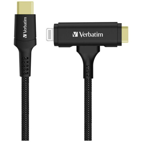 Verbatim USB-C & Lightning 2-in-1 Cable (120cm) USB cable